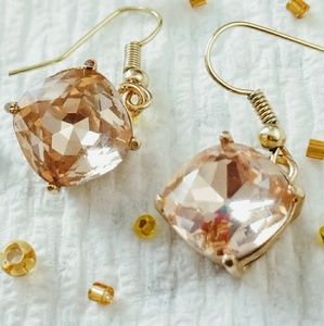 💎Stunning Rose Gold Square Cut Faux Diamond💎